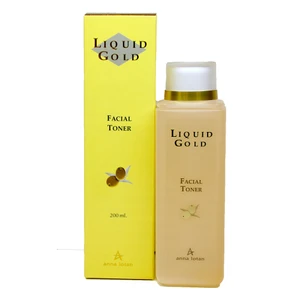 מי פנים גולד Facial toner סדרת הזהב LIQUD GOLD אנה לוטן - 200 מ"ל