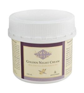 קרם לילה זהוב Golden Night Cream סדרת הזהב LIQUD GOLD אנה לוטן - 250 מ"ל