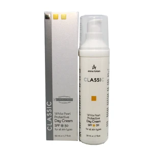 קרם לחות פנינה לבנה SPF25 White Pearl Brigthening Day Cream סדרת קלאסיק אנה לוטן - 75 מ"ל