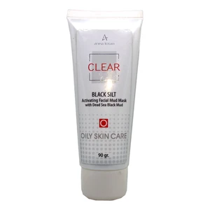 מסיכת בוץ שחורה מים המלח Black Silt Activating Facial Mask סדרת קליר אנה לוטן - 90 מ"ל