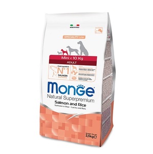 מונג' סלמון לכלב בוגר מגזע קטן 2.5 ק''ג MONGE 