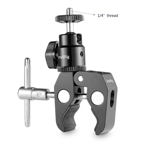 SmallRig תופסן עם ראש הברגה כדורי.