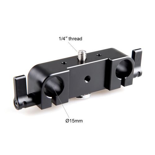 SmallRig 1806תופסן מוט עם פתחי הברגה כפולים בגודל 15 מ״מ.