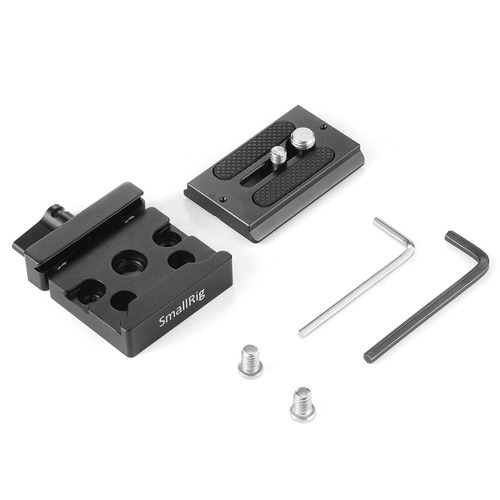 2280SmallRig תופסן בשילוב פלטה לשיחרור מהיר (ARCA-TYPE COMPATIBLE)