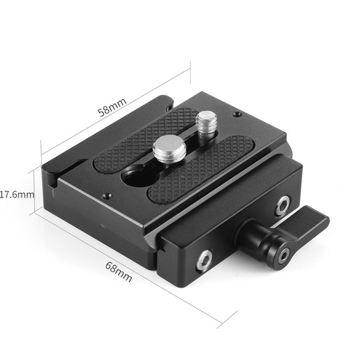 2280SmallRig תופסן בשילוב פלטה לשיחרור מהיר (ARCA-TYPE COMPATIBLE)