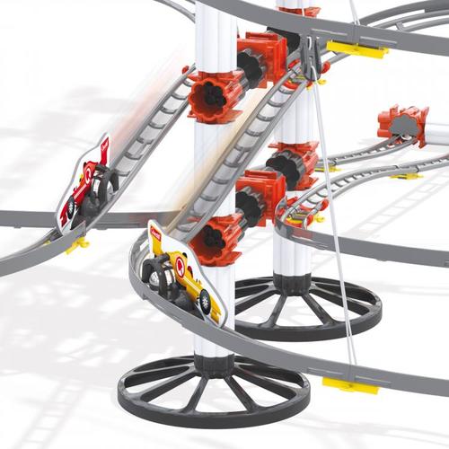 רכבת הרים מכוניות מרוץ 187 חלקים Quercetti Skyrail Race 