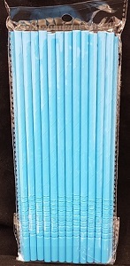 קש נייר כחול ברמודה מתקפל 25 יח