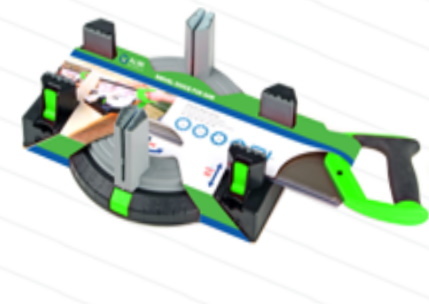 מתקן לניסור בזווית + מסור