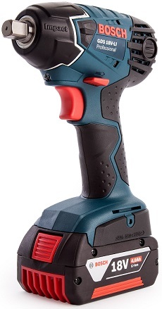 מפתח אימפקט GDS 18V-LI סוללות 4AH תוצרת Bosch