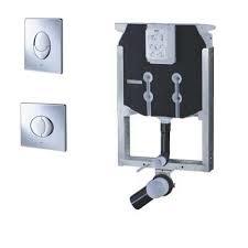 מיכל הדחה GROHE דק 8 ס"מ 38729000 כולל לחצן
