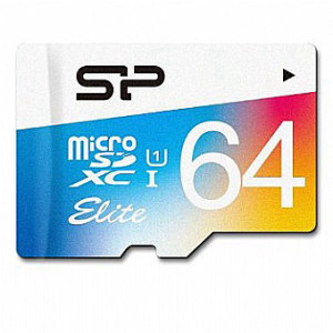 כרטיס זיכרון silicon power Micro SD 64GB