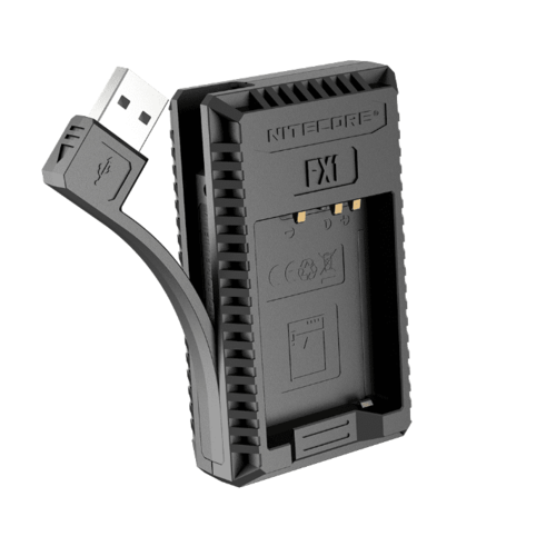 Nitecore dual slot usb charger for fujifilm battery