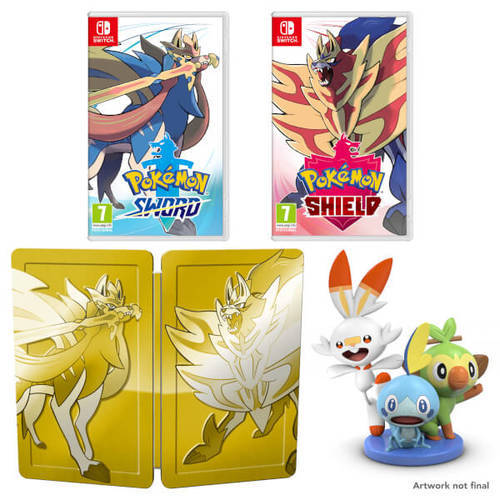 Switch Pokémon Sword + Pokémon Shield Dual Pack