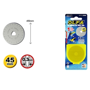 להב קוטר 45 מ"מ OLFA