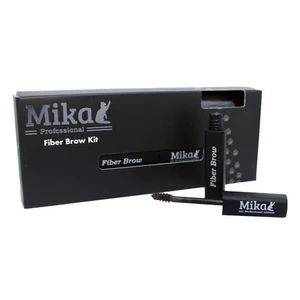 פתיתי גבה מסקרה לגבות עם סיבים - Mika Professional