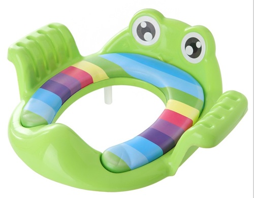 מקטין אסלה מרופד עם מנגנון כיוונון ליציבות מקסימאלית - ירוק