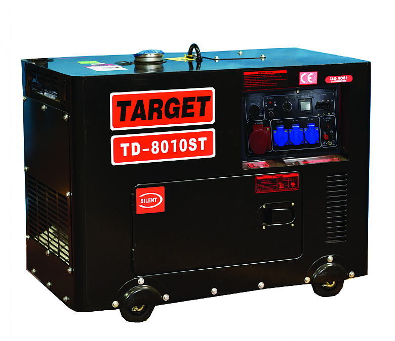 גנרטור TD מנוע דיזל מושתק לחירום דגם TD-8010ST TARGET