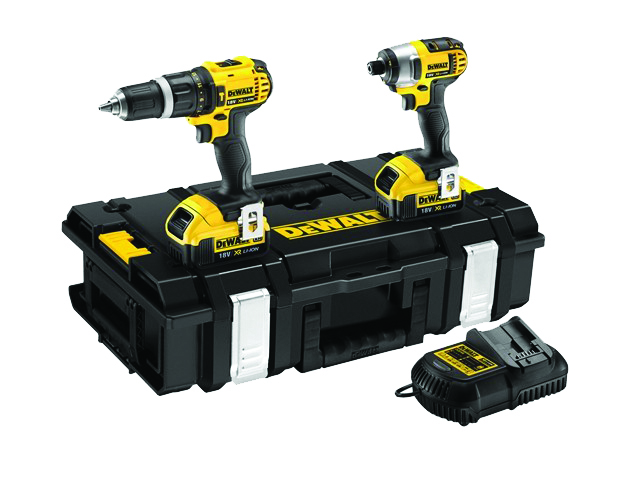 סט אימפקט ומקדחה רוטטת DCK285M2 DEWALT 18V 4AH