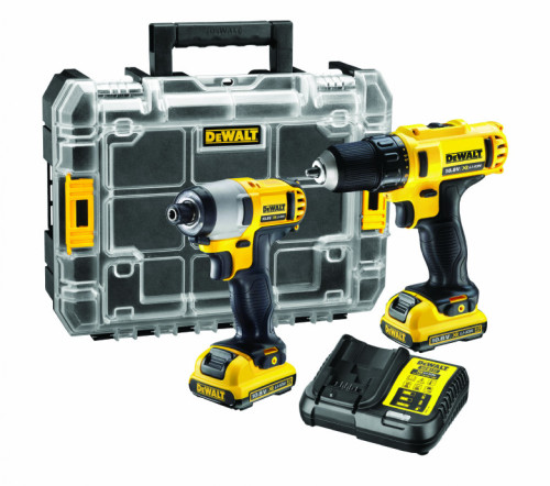 סט אימפקט ומברגה/מקדחה 10.8V DEWALT DCK211D2T