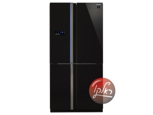 מקרר 4 דלתות שארפ דגם SJ-R8801 זכוכית שחורה