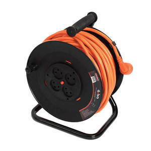 תוף מאריך מקצועי 40 מטר 3X2.5mm כולל 4 שקעים ישראליים