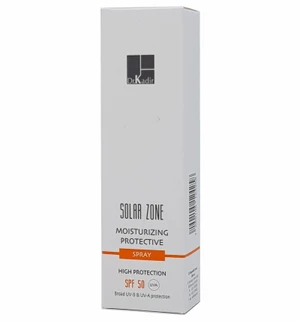 תרסיס לחות עם הגנה מוגברת מוגברת 50SPF סדרת סולר זון כדיר - 125 מ"ל 