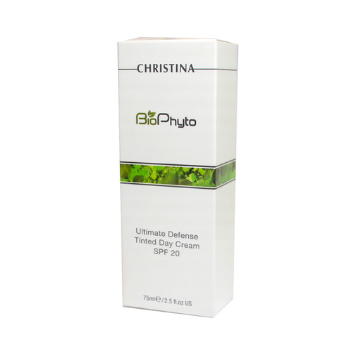 קרם יום דמי מייקאפ והגנה מהשמש Ultimate Defense Tinted Day Cream SPF 20 סדרת ביו פיטו כריסטינה - 75 מ