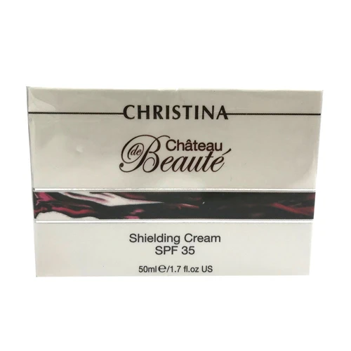 קרם לחות עם הגנה Shielding Cream SPF 35 סדרת דה שאטו ביוטי כריסטינה - 50 מ
