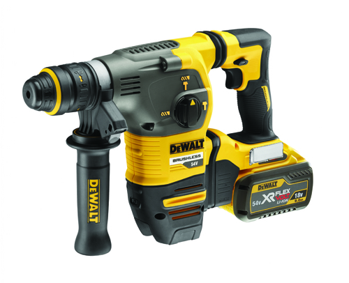 פטישון נטען 54V 3.5J + תפסנית DEWALT DCH334X2
