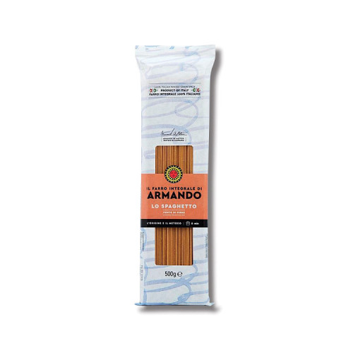 ספגטו מקמח כוסמין מלא 500 גרם ארמנדו Spaghetto with Whole Spelt Flour 500 gr Armando