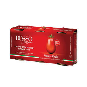 עגבניות תמר קלופות שלשיה 400X3 גרם בל Peeled Tamar Tomatos 3X400 gr Bell