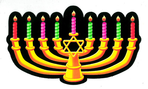 36 חנוכיות זוהרות באולטרא/ריטרם