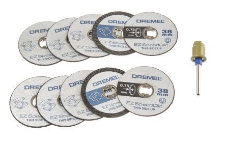 סט 10 דיסקיות חיתוך EZ SpeedClic דגם Dremel SC690 דרמל