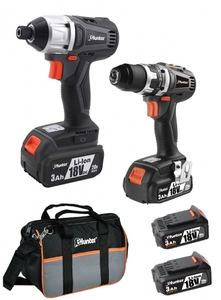 סט אימפקט + מברגה ליתיום  HUNTER 18V 3mH Brushless  
