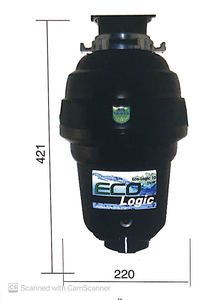 טוחן אשפה 1.25 כוח סוס Eco Logic 10