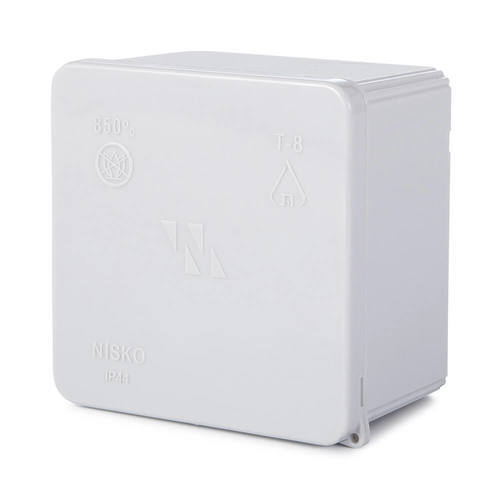 קופסת הסתעפות חלקה T-8 80X80X50 IP44