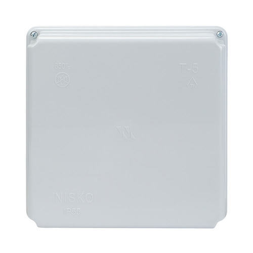 קופסת הסתעפות חלקה T-5 200X200X100 IP55