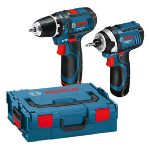 סט מברגות BOSCH- GDR+GSR 12-2-LI