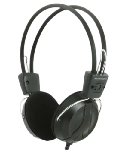 אוזניות סטריאו עם בקרת ווליום SilverLine SL-555ST