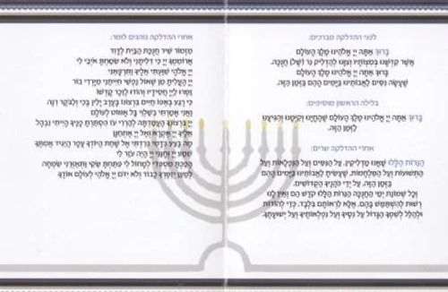 סדר הדלקת נרות חנוכה שמחות