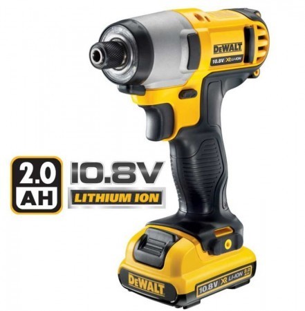 סט 10.8V אימפקט ומקדחה DCK211C2 תוצרת DEWALT