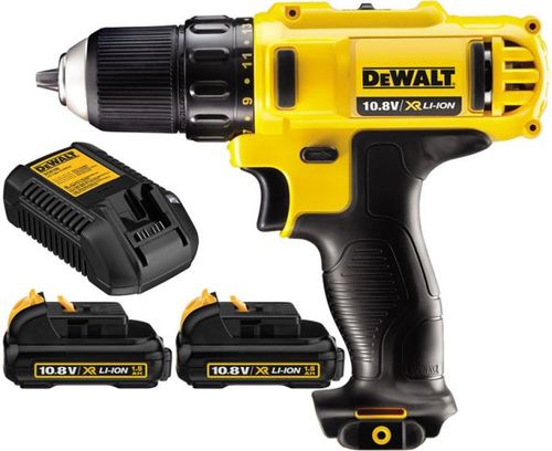 סט 10.8V אימפקט ומקדחה DCK211C2 תוצרת DEWALT