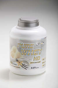 פיור וואי HD פרימיום גלידת וניל 2 ק"ג Pure Whey HD Premium Vanilla Ice Cream 2 kg Powertech Nutrition