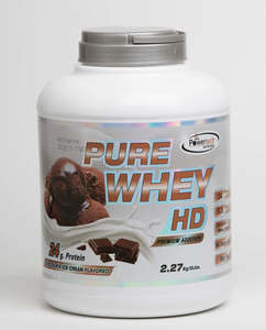 פיור וואי HD פרימיום שוקו 2 ק"ג Pure Whey HD Premium Chocolate Ice Cream 2 kg Powertech Nutrition