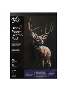 בלוק נייר שחור Signature Black Paper A5