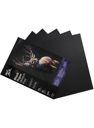בלוק נייר שחור Signature Black Paper A5