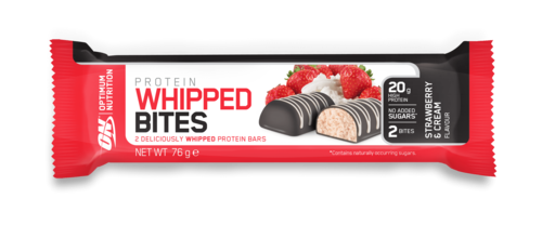 חטיף וויפט קרם תות 76 גרם אופטימום Whipped Bites Strawberry and Cream 76 gr Optimum Nutrition