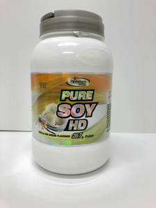 אבקת חלבון סויה PURE SOY HD וניל 700 גרם פאוורטק Pure Soy Protein Vanilla Ice Cream SOY HD 700 gr Powertech Nutrition
