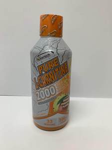 פיור אל קרניטין 2000 טעם מנגו אננס 500 מ"ל פאוורטק Pure L-Carnitine 2000 Powertech Nutrition