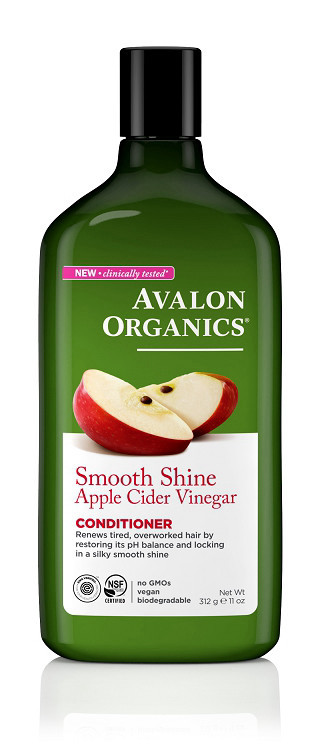 מרכך חומץ תפוחים 312 גרם אבלון אורגניקס Apple Cider Vinegar Conditioner 312 gr Avalon Organics